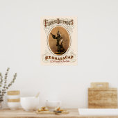 Antieke brandweeruitrusting uit 1868 poster (Keuken)