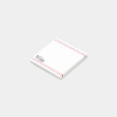 antieke brandweerwagen potloodschets brandweerman post-it® notes (Schuin)