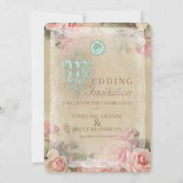 Antieke brief - Trouwkaart, Aankondiging