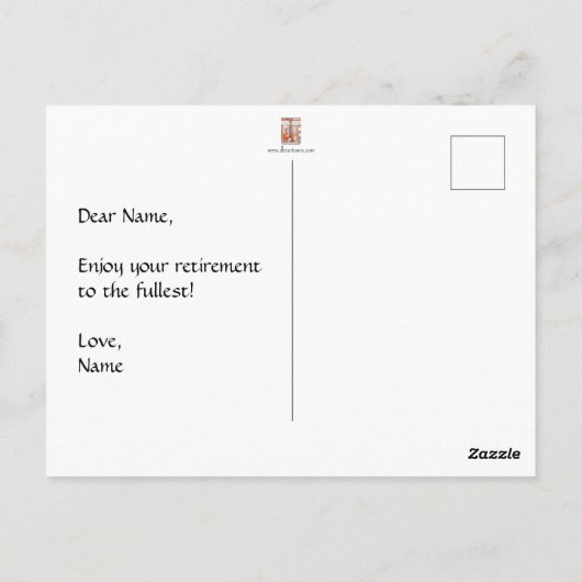 Antieke Briefkaart (Achterkant)