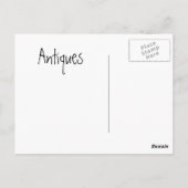 Antieke Briefkaart Vintage Scuba Helmet (Achterkant)