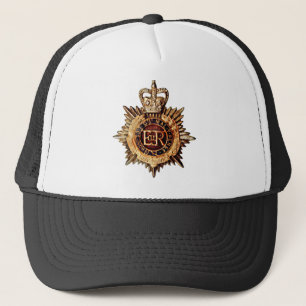 Antieke Britse Bobby-politiepetbadge E&R Trucker Pet