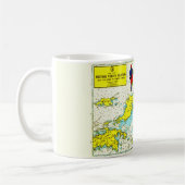 Antieke Britse Maagdeneilanden Mok (Links)