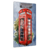 Antieke Britse telefooncel Klembord (Rechts)