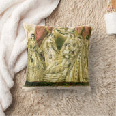 Antieke Bruid Vintage Bruiloft Kussen (Deken)