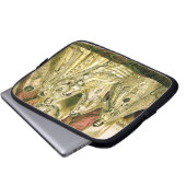 Antieke Bruid Vintage Bruiloft Laptop Sleeve (Voorkant onderkant)