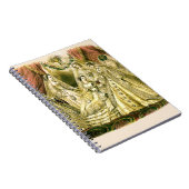Antieke Bruid Vintage Bruiloft Notitieboek (Rechterzijde)