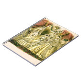 Antieke Bruid Vintage Bruiloft Notitieboek (Linkerzijde)