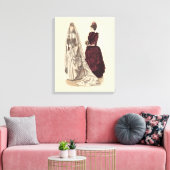 Antieke Bruiloft Canvas Afdruk (Insitu (Woonkamer))