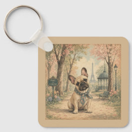 Antieke Bulldog-sleutelhanger – Antieke Stijl Sleutelhanger