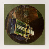 Antieke Business Comptometer Rekenmachine Legpuzzel (Horizontaal)