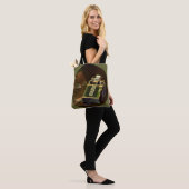 Antieke Business Comptometer Rekenmachine Tote Bag (Op model)