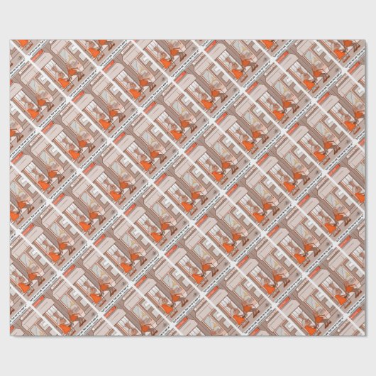 Antieke Cadeaupapier (Vlak)