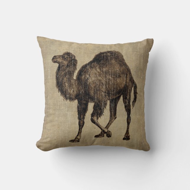 Antieke Camel Kussen (Voorkant)