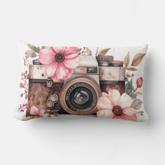 Antieke Camerabeker - Cadeau voor Fotoliefhebbers Kussen (Voorkant)