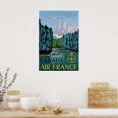 Antieke Canadese kunst reisposter Canadese print (Keuken)