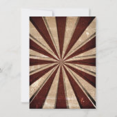 Antieke Carnaval Elegante Save The Date Uitnodigin (Achterkant)