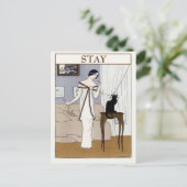 Antieke CAT,  tekst wijzigen op ansichtkaart Briefkaart (Staand voorkant)