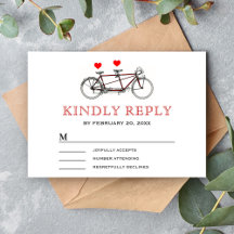 Antieke charmante tandemfiets RSVP