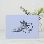 Antieke Cherub Cupido Liefde Kaart (Staand voorkant)