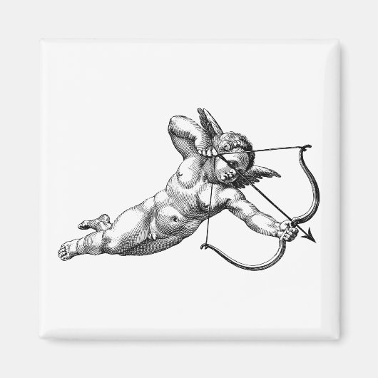 Antieke Cherubijn Cupido Liefde Magneet (Voorkant)