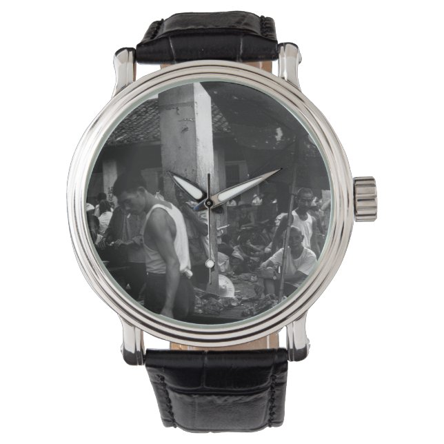 Antieke China changsha markt Horloge (Voorkant)