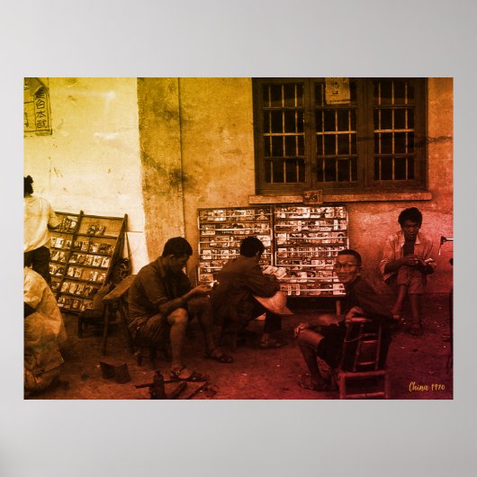 Antieke Chinese Changsha-boek uitleen Poster (Voorkant)