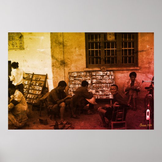 Antieke Chinese Changsha-boeklening Poster (Voorkant)