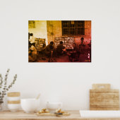 Antieke Chinese Changsha-boeklening Poster (Keuken)