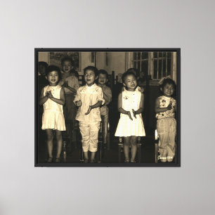 Antieke Chinese Changsha kinderopvang Canvas Afdruk