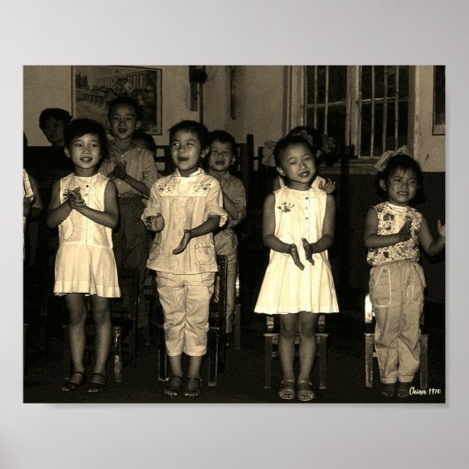 Antieke Chinese Changsha kinderopvang Poster (Voorkant)