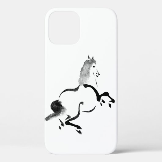 Antieke Chinese Paard Case-Mate iPhone Case (Achterkant)