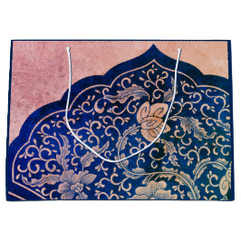 ANTIEKE CHINESE PATROON AANGEPASTE GESCHENKTAS GROOT CADEAUZAKJE