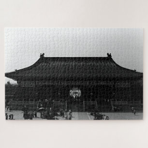 Antieke Chinese Pekin tempel van de hemelpoort Legpuzzel