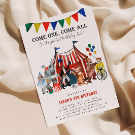 Antieke Circus Carnaval Festival Show Kinderverjaa Kaart