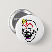 Antieke Circus Clown Ronde Button 5,7 Cm (Voorkant /achterkant)