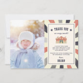 Antieke Circus Foto Bedankkaart (Voorkant)