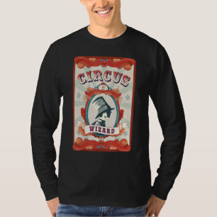 Antieke Circus Personeels Badge Magiër Tovenaar Ci T-shirt