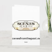 Antieke circusdokterszwenker freak kaart (Achterkant)