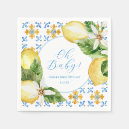 Antieke citroendouche servetten