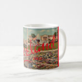 Antieke Cleveland Greetings koffiemok (Voorkant rechts)