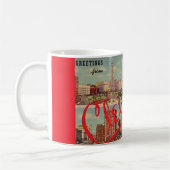 Antieke Cleveland Greetings koffiemok (Links)