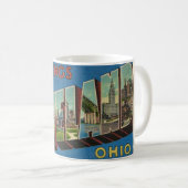 Antieke Cleveland Ohio mok (Voorkant rechts)