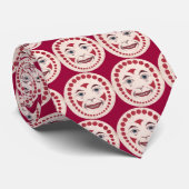 Antieke Clown Schijfvormige Das (Opgerold)
