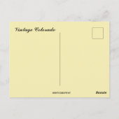 Antieke Colorado USA Briefkaart (Achterkant)