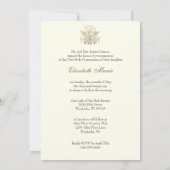 Antieke Communie Eucharistie Priester Mis Kaart (Achterkant)