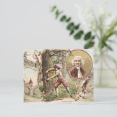 Antieke Connecticut Briefkaart (Staand voorkant)