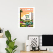 Antieke Costa Mesa Californië Poster (Thuiskantoor)