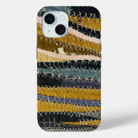 Antieke Crazy Quilt telefoonhoes