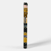 Antieke Crazy Quilt telefoonhoes Case-Mate iPhone Case (Achterkant / Rechts)